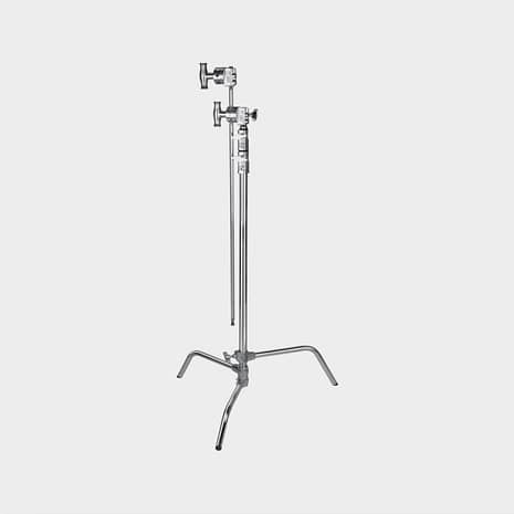 CL-40MK 40" Master C-Stand With Sliding Leg Kit & Quick Release System- Silver