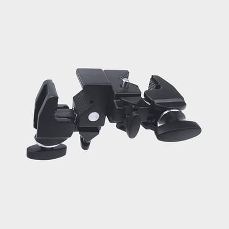 KUPO KCP-720B DOUBLE CONVI CLAMP - BLACK