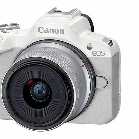 1058877 Canon Eos R50 Rf S18 45 White