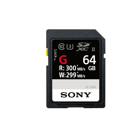 Sony SDXC G Series 64GB Class 10 UHS-II