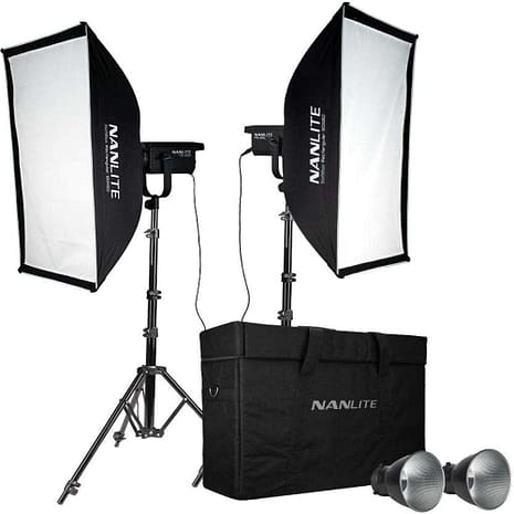 Nanlite FS 200 LED 2 Light Kit With Stand