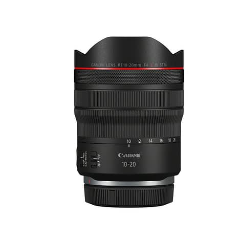Canon RF 10 20mm F4L IS STM Side With Cap