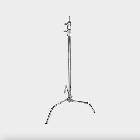 CL-20M 20" Master C-Stand With Sliding Leg & Quick-Release - Silver