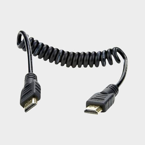 Coiled -Full to Full HDMI 30cm