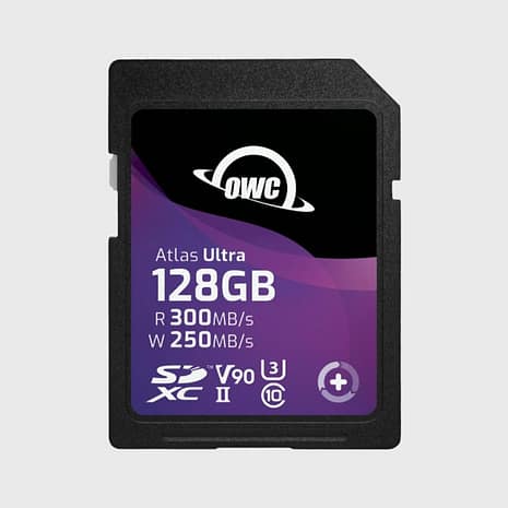 OWC SD Atlas S Ultra SDHC UHS-II R300/W250 (V90) 128GB
