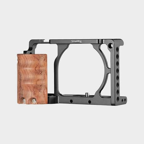 SmallRig 2082 CAGE W/ WOOD HANDG FOR A6000/6300