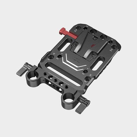 SmallRig 3016 Battery Plate V-Mount w Rod Clamp