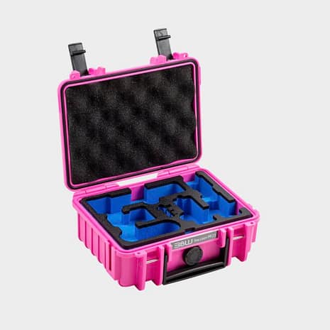 B&W Cases Type 500 for DJI Osmo Pocket 3 Creator Combo, Pink