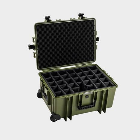 BW Outdoor Cases Type 6800, jakajilla, vihreä