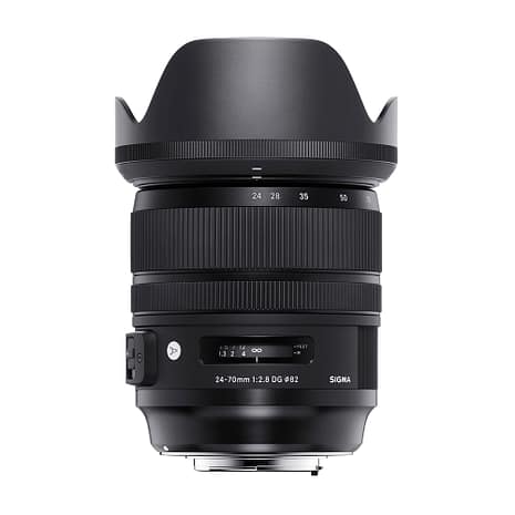 SIGMA 24 70mm F2.8 DG OS HSM | A Vertical With Hood