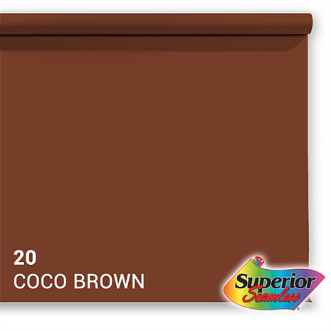 Superior Background Paper 20 Coco Brown 2 72 X 11m Full 585120 1 43245 165
