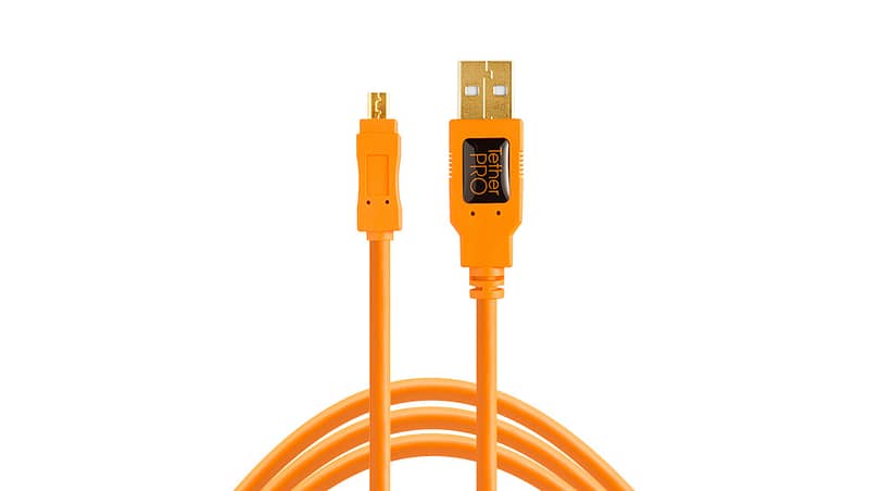 TetherPro USB 2.0 Mini-B 8-Pin Cable