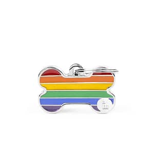 koiran nimilaatta rainbow sateenkaari pieni luu nimilaatat.com