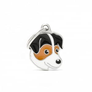 Nimilaatta kaiverruksella - koirarotu-nimilaatta jackrusselinterrieri tricolor