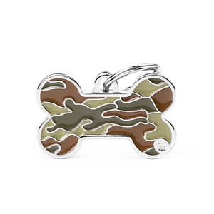 Koiran nimilaatta - STYLE ISO luu Camo, Vihreä