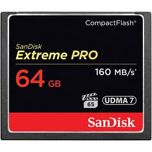 SanDisk CompactFlash Extreme Pro 64GB 160MB/s Muistikortti