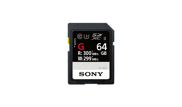 Sony SDXC G Series 64GB Class 10 UHS-II