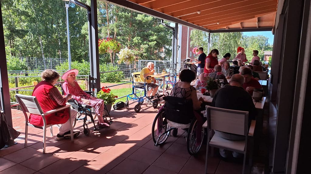 Aurinkoinen päivä.