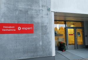 Kuvaa hoivakodin ulkoa.