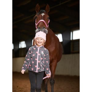 Equipage Java lasten talvi ratsastushousut tytön päällä