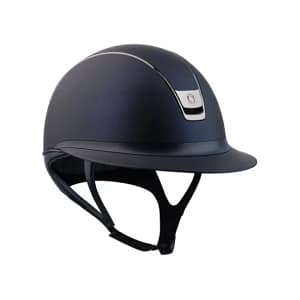 samshield 2.0 shadowmatt black chrome tummansininen ratsastuskypärä