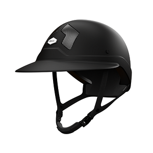 Flex-on Armet Dark Angel ratsastuskypärä matta musta isolla lipalla