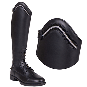 QHP Jaimy saappaiden koriste hopea