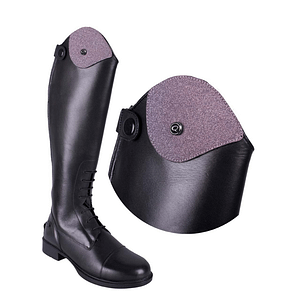 QHP Romy ratsastussaappaiden koriste vaaleanpunainen