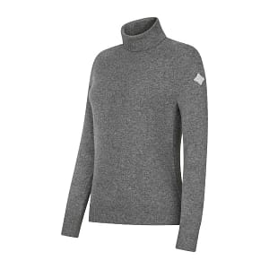Trolle Tonal Cashmere Logo Turtleneck Neule Harmaa