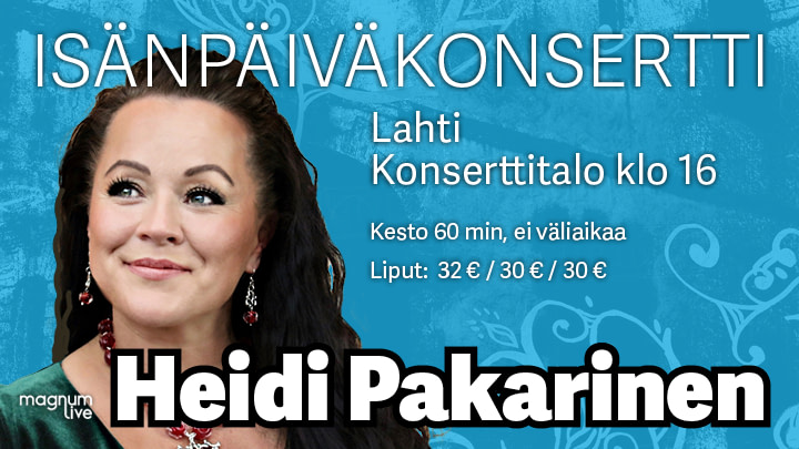 Heidi Pakarinen Isänpäiväkonsertti