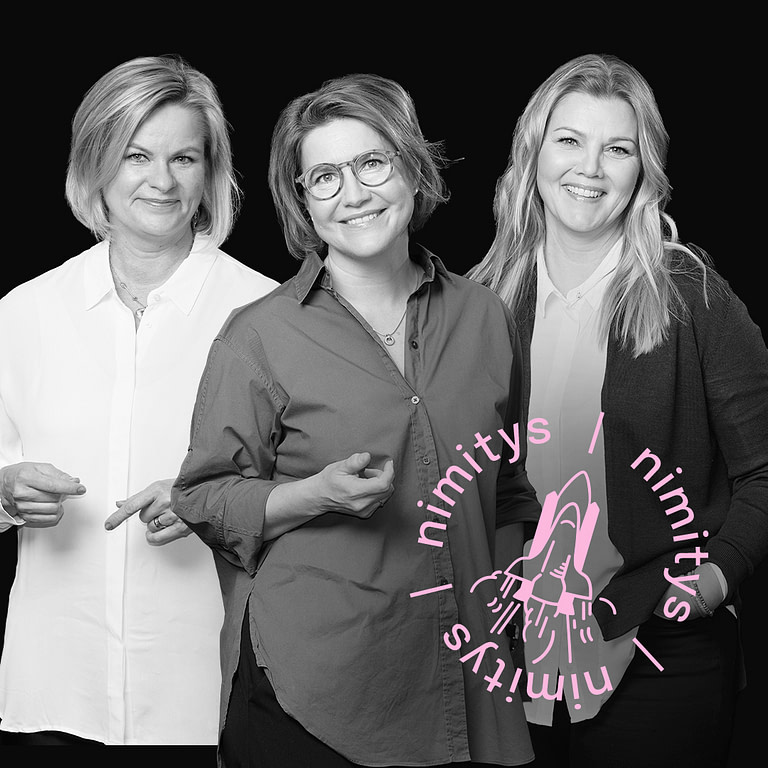 Leena Majaniemi, Mervi Rantakari ja Riikka Huotari Eran tiimiin