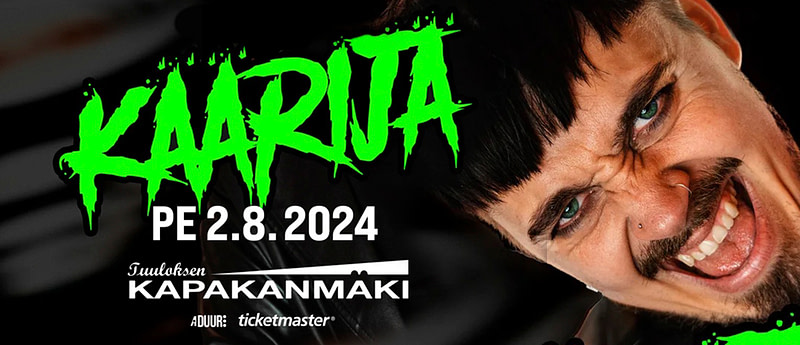 Käärijä konsetti Tuulos Kapakanmäessä