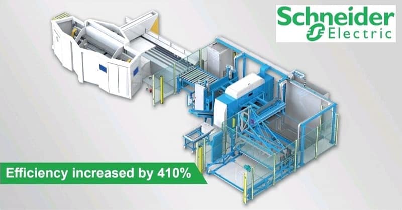 Efficiency increased by 410% - Schneider Electric