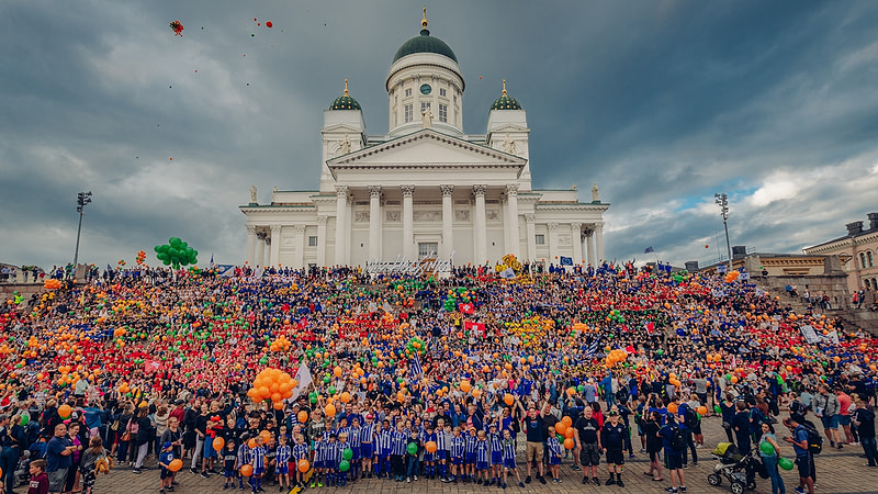 Helsinki Cup - maailman suurin joukkuekuva