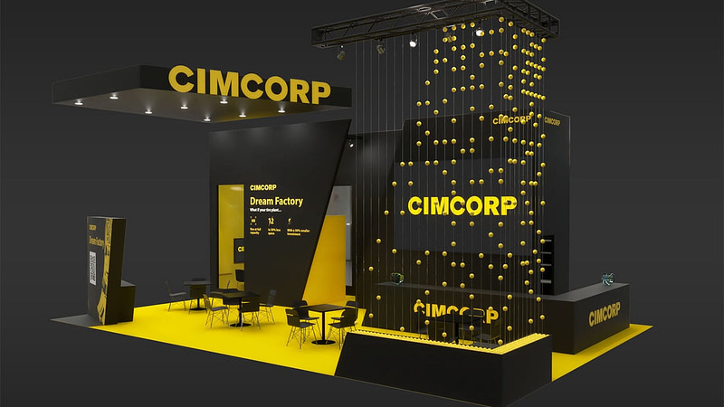 Cimcorp messuosasto