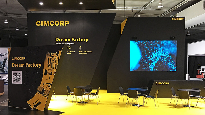 Cimcorp messuosasto