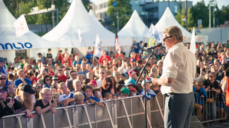 Helsinki Cup 2017 Sauli Niinistö