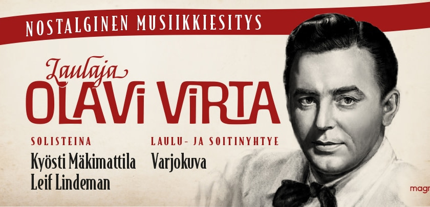 Laulaja Olavi Virta konsertti